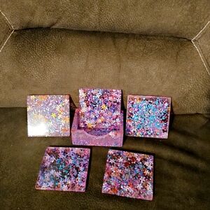 Resin coasters